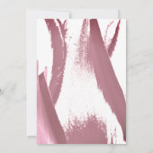 Blume Tulip Wedding Einladungskarte Einladung (Rückseite)