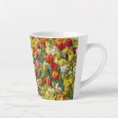 Blume Tulips und Daffodils Latte Tasse (Rechts)