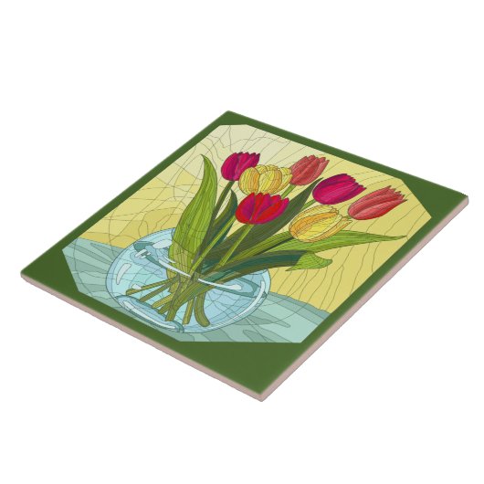 Blume, Tulpen Fliese (Seite)