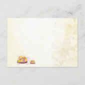 Blume Turtles Baby Dusche Danke (Rückseite)