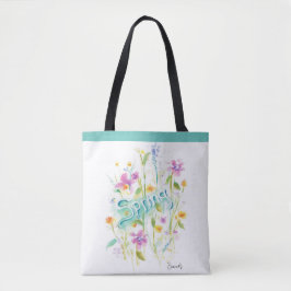 Blume Tüte, Stoffbeutel Tasche