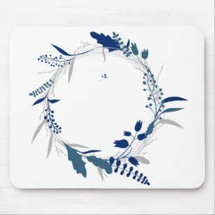 Blume Twig Corolla Wreath Lease Spring Leaf Mousepad