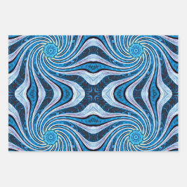 Blume Twirl Geschenkpapier Set