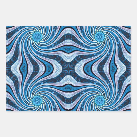 Blume Twirl Geschenkpapier Set (Vorderseite)