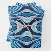 Blume Twirl Geschenkpapier Set (Beispiel)