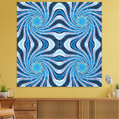 Blume Twirl Leinwanddruck (Insitu (Wohnzimmer))