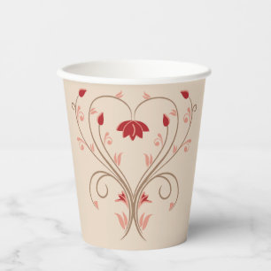 Blume Twirl Paper Cups Pappbecher
