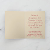 Blume Twirl Valentine Feiertagskarte (Innenseite)