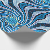 Blume Twirl Wrapping Paper Geschenkpapier (Ecke)