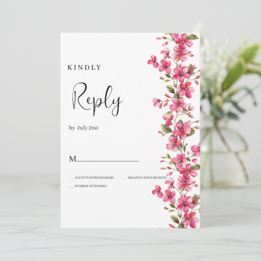 Blume UAWG Einladung (Stehend Vorderseite)