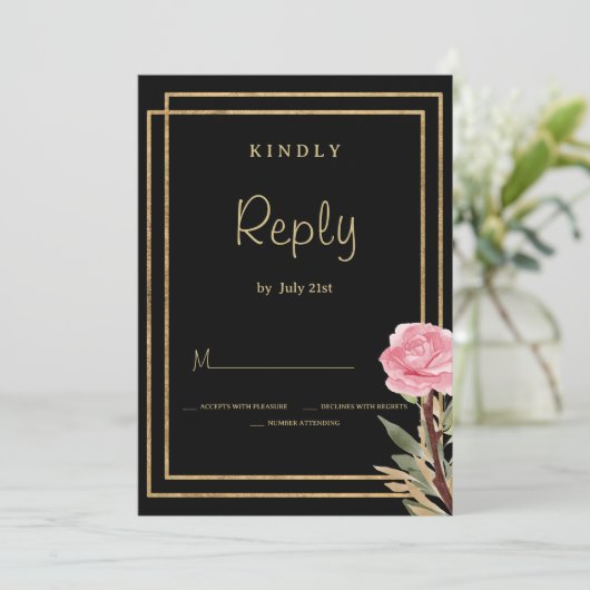 Blume UAWG Einladung (Stehend Vorderseite)