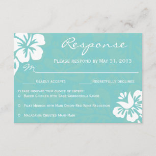 Blume UAWG RSVP Karte