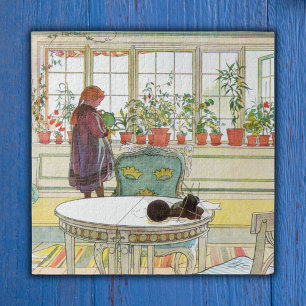 Blume über die Windows Carl Larsson Schwedisch Puzzle