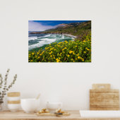 Blume über Sand Dollar Beach Poster (Küche)