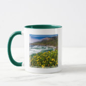 Blume über Sand-Dollar-Strand Tasse (Links)