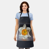 Blume über Tastatur Schürze (Getragen)