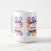 Blume überall kaffeetasse (Vorderseite Links)