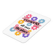 Blume überall magnet (Linke Seite)