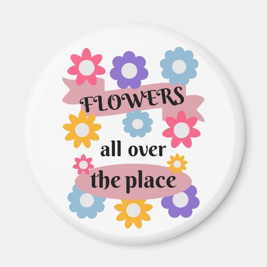 Blume überall magnet (Vorne)