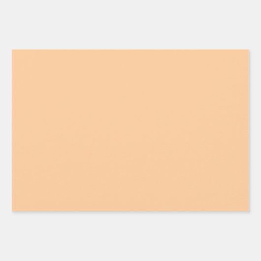 Blume überall, Pfirsich, blau, grün Geschenkpapier Set (Vorderseite 2)