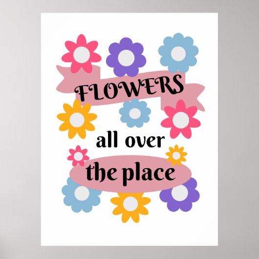 Blume überall poster (Vorne)