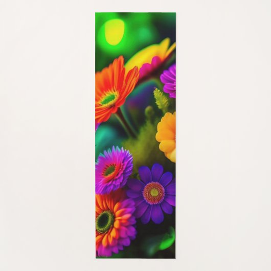 Blume überall yogamatte (Vorderseite)