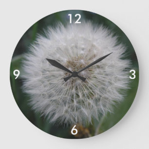 Blume-Uhr für Lüster Große Wanduhr