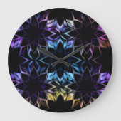 Blume-Uhr Große Wanduhr (Vorderseite)