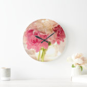 Blume-Uhr Große Wanduhr (Zuhause)