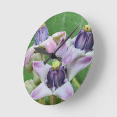 Blume-Uhr Runde Wanduhr (Winkel)