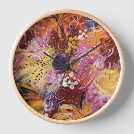 Blume-Uhr Uhr (Vorderseite)