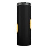 Blume Ukulele Hawaii Tropengeschenk Thermosbecher (Rückseite)