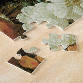 Blume um eine klassische Büste Puzzle (Seite)