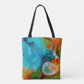"Blume" - umfassende Tasche (Rückseite)