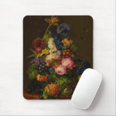 Blume und Ananas auf einer Unternehmung Mousepad (Mit Mouse)