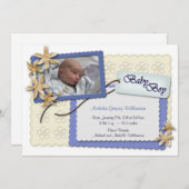 Blume und Ankündigungen von "Lace Blue Birth" (Vorne/Hinten)