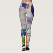 Blume und Ballons Leggings (Rückseite)