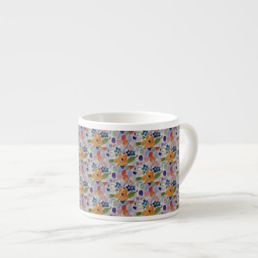 Blume und Balloons Espresso Cup Espressotasse (Vorderseite Rechts)