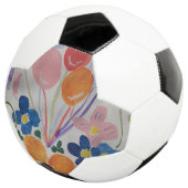 Blume und Balloons Fußball (Dreiviertel)
