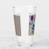 Blume und Balloons Glas (Links)