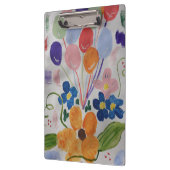 Blume und Balloons Klemmbrett (Links)