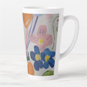 Blume und Balloons Latte Tasse (Rechts)