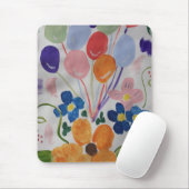 Blume und Balloons Maus Mat Mousepad (Mit Mouse)