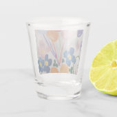 Blume und Balloons Schnapsglas (Rückseite)