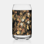 Blume und Baum 1884 Japanische Zierkunst Dosenglas (Vorderseite)