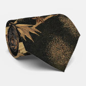 Blume und Baum 1884 Japanische Zierkunst Krawatte (Gerollt)