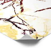 Blume und Baumdesign mit Blumenmuster in abstrakte Poster (Ecke)