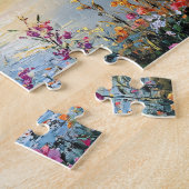 Blume und Baumlandschaft im Freien Puzzle (Seite)