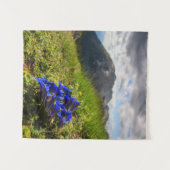 Blume und Berge des Clusius Wandteppich (Vorderseite (Horizontal))