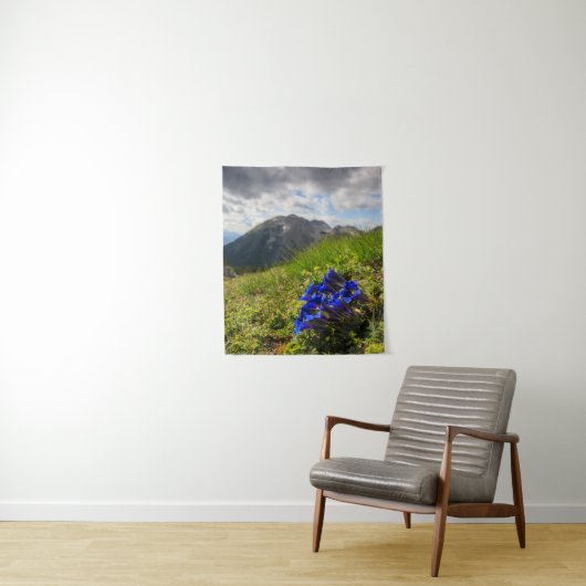 Blume und Berge des Clusius Wandteppich (Beispiel)